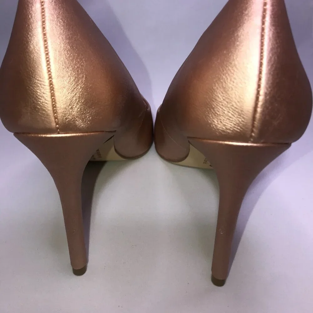 Charles by Charles David Leather Rose Gold Pumps SIZE 8 - Picture 4 of 9